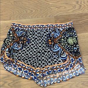 Patterned Flowy Shorts